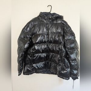 NWT Tommy Hilfiger Men's Pearlized Hooded Performance Puffer Jacket Size XXL